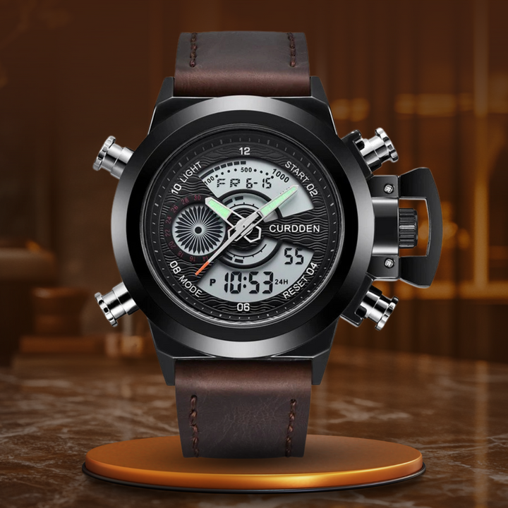 Olsen & Olsen Double Time Fashion Chronograph Watch