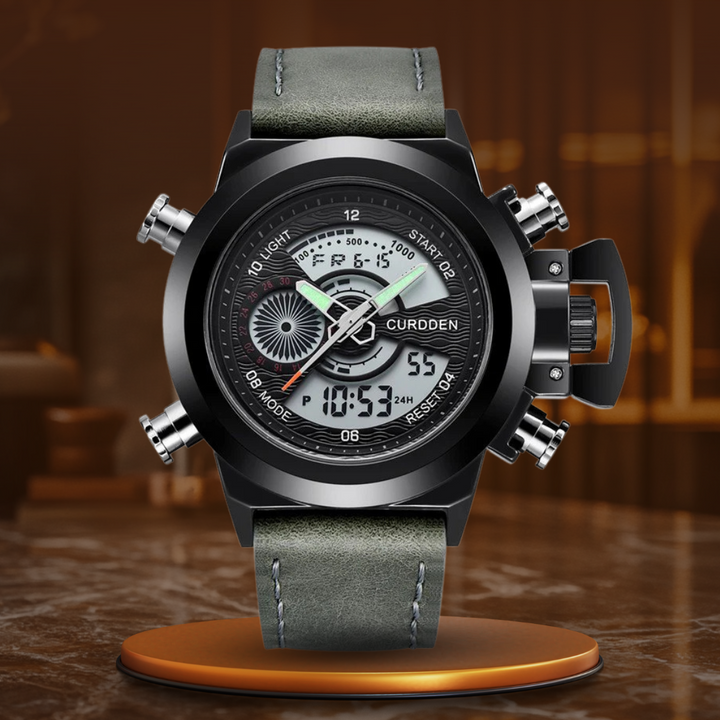 Olsen & Olsen Double Time Fashion Chronograph Watch