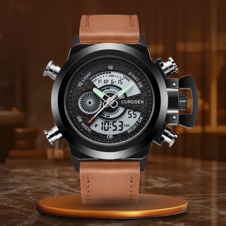 Olsen & Olsen Double Time Fashion Chronograph Watch