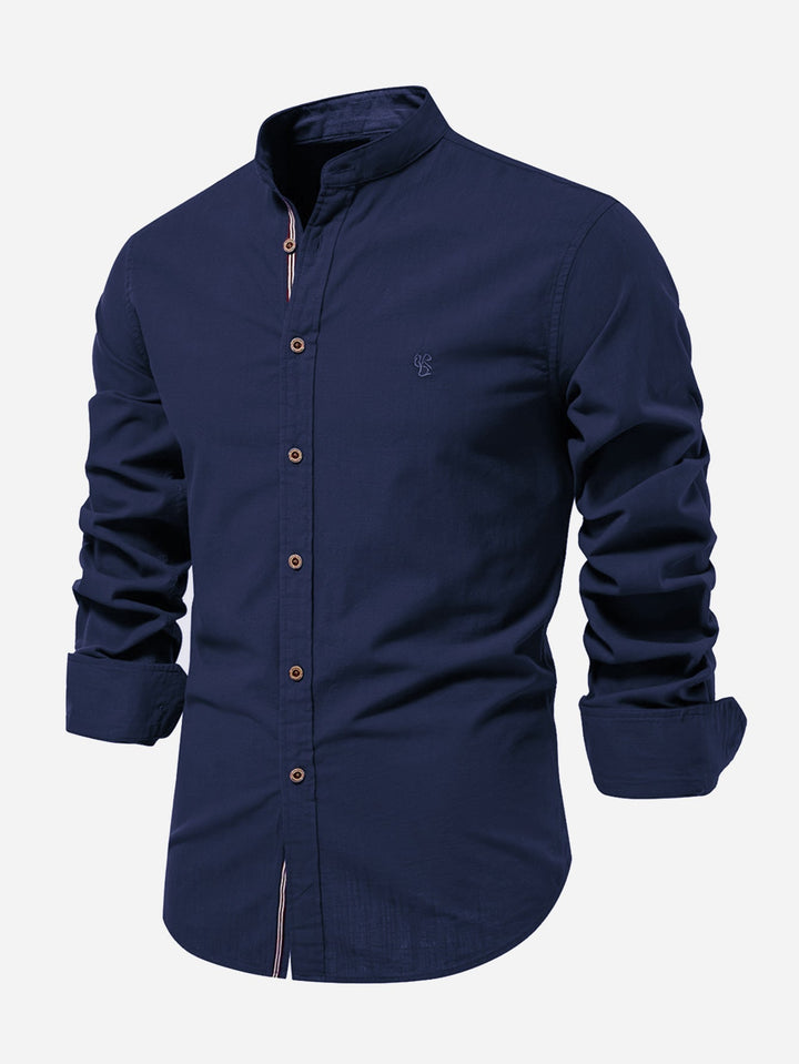 Tailored High-Neck Shirt