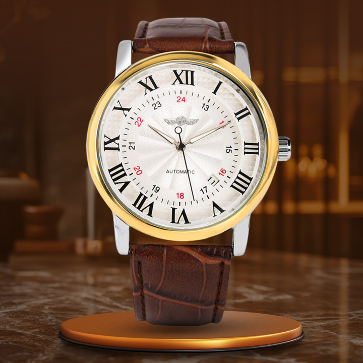 Luxury Automatic Leather Watch™ - Olsen & Olsen