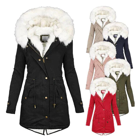 Julie - Winter Jacket with Fur Lining