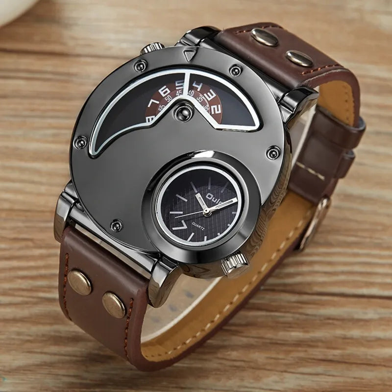 Luxury Dual Time Quartz Watch™ Olsen & Olsen