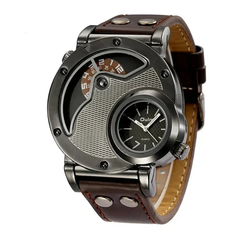 Luxury Dual Time Quartz Watch™ Olsen & Olsen
