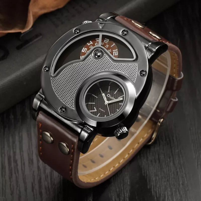 Luxury Dual Time Quartz Watch™ Olsen & Olsen