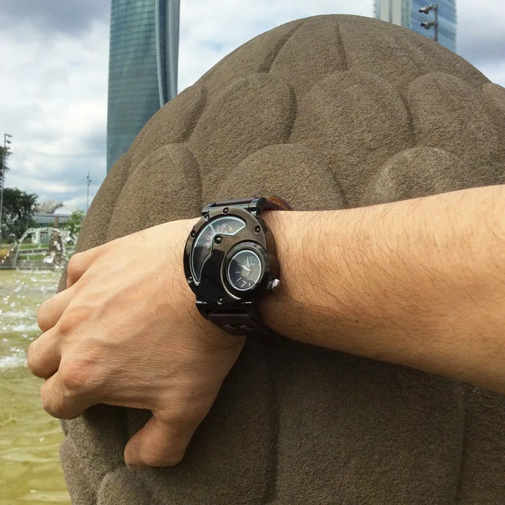 Luxury Dual Time Quartz Watch™ Olsen & Olsen