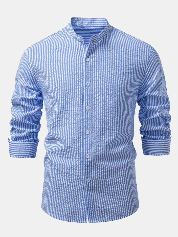 Tailored High-Neck Shirt