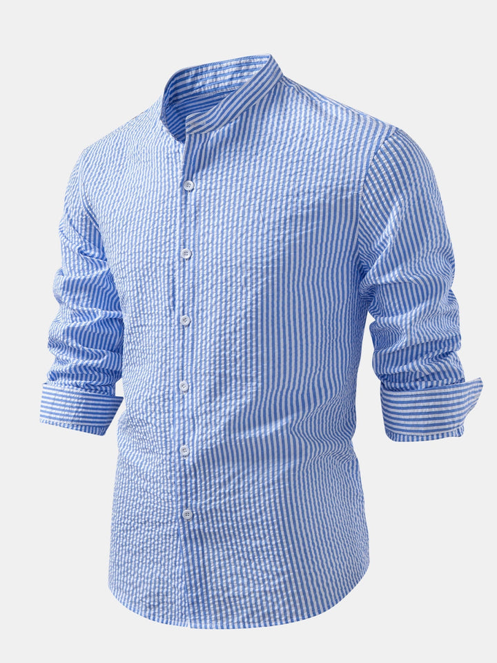 Tailored High-Neck Shirt