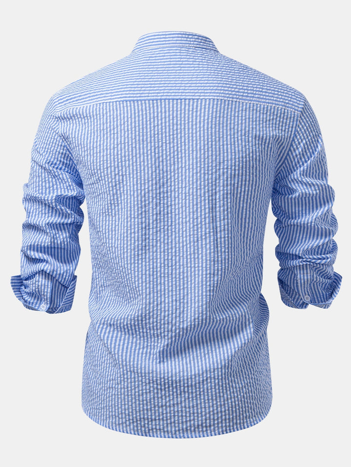 Tailored High-Neck Shirt