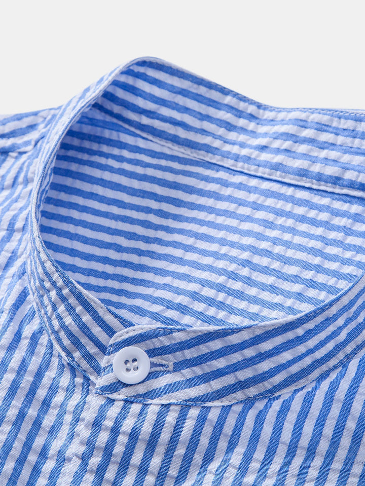 Tailored High-Neck Shirt
