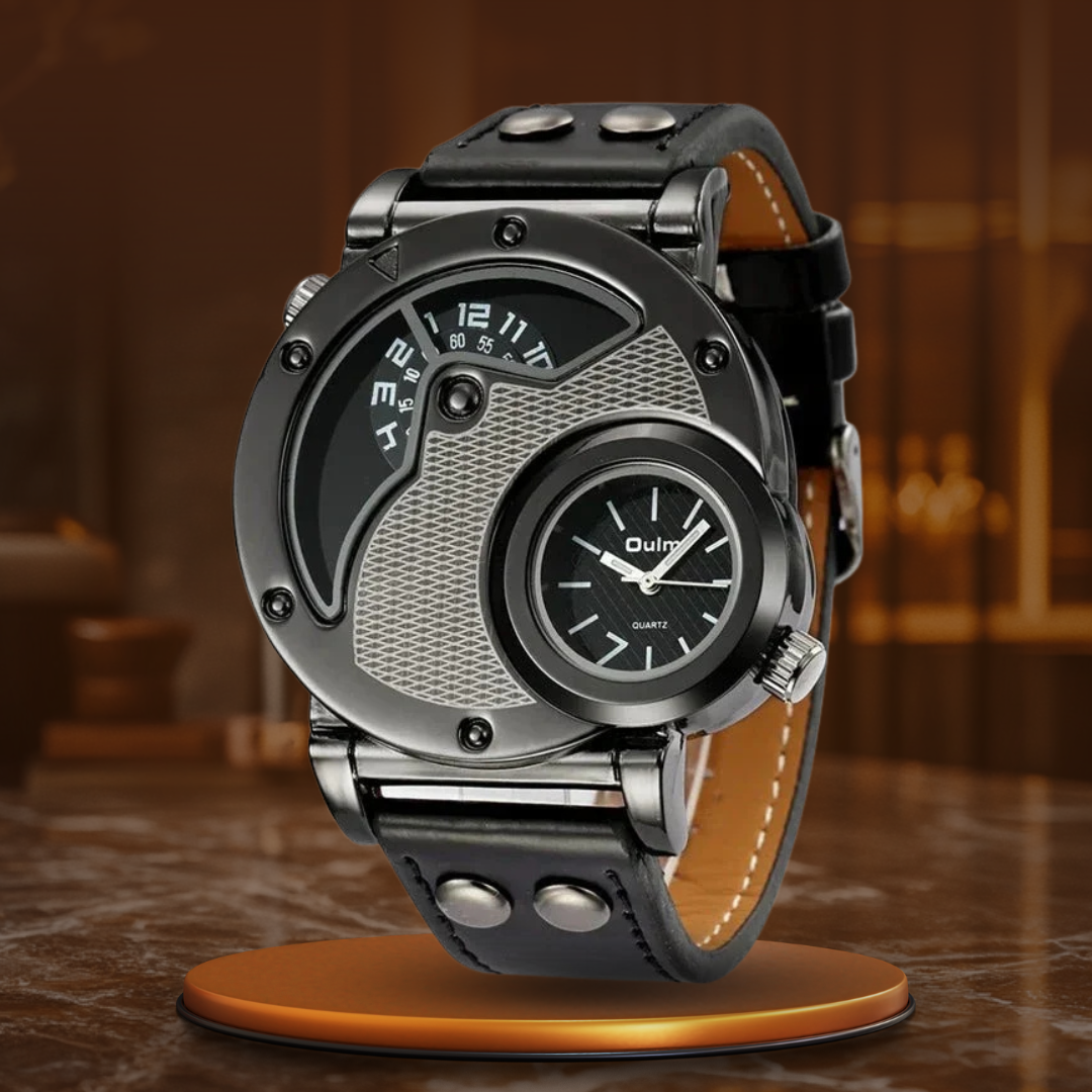 Luxury Dual Time Quartz Watch™ Olsen & Olsen