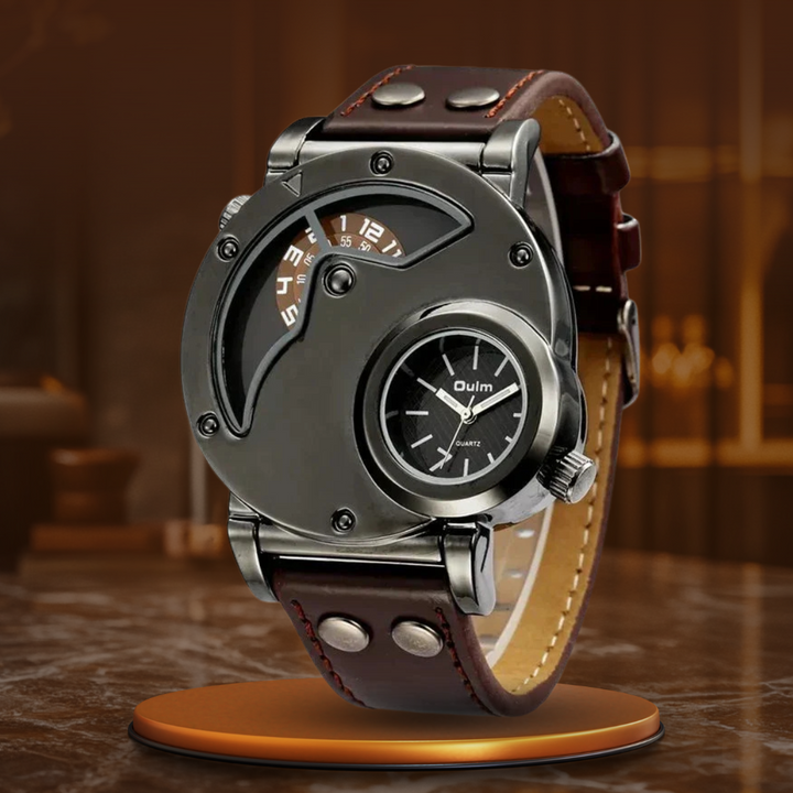 Luxury Dual Time Quartz Watch™ Olsen & Olsen
