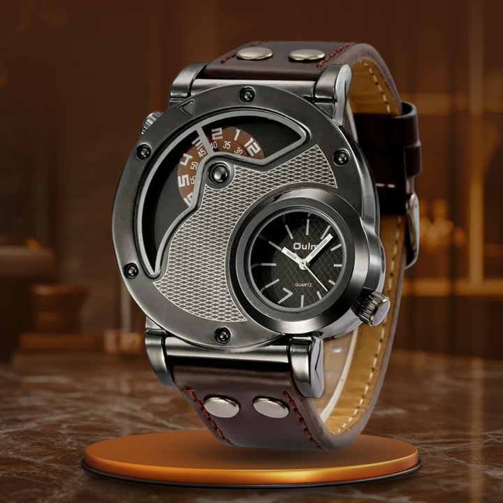 Luxury Dual Time Quartz Watch™ Olsen & Olsen