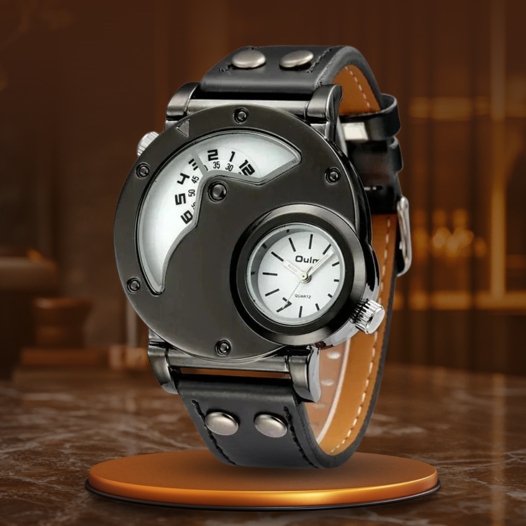 Luxury Dual Time Quartz Watch™ Olsen & Olsen