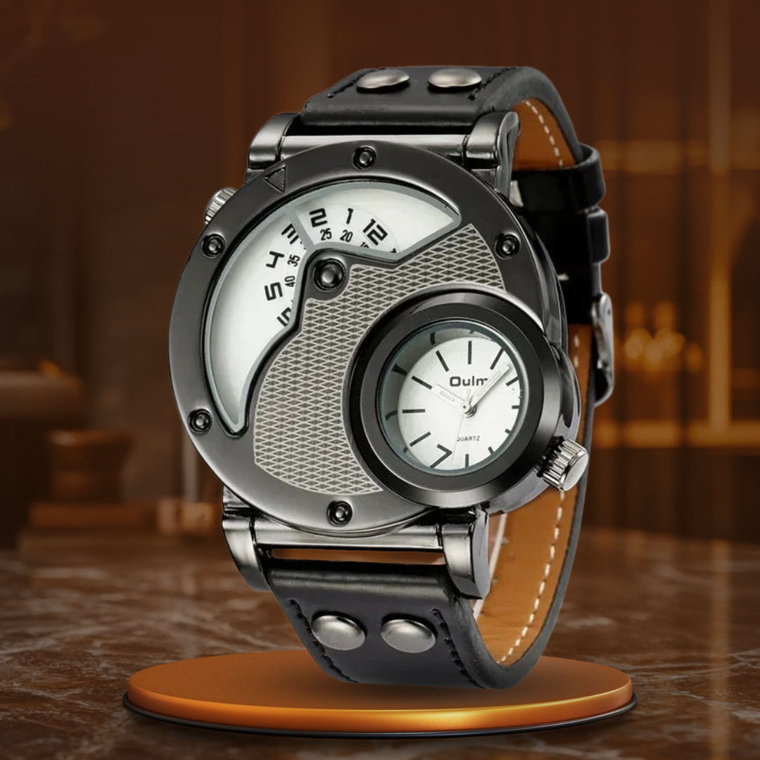 Luxury Dual Time Quartz Watch™ Olsen & Olsen