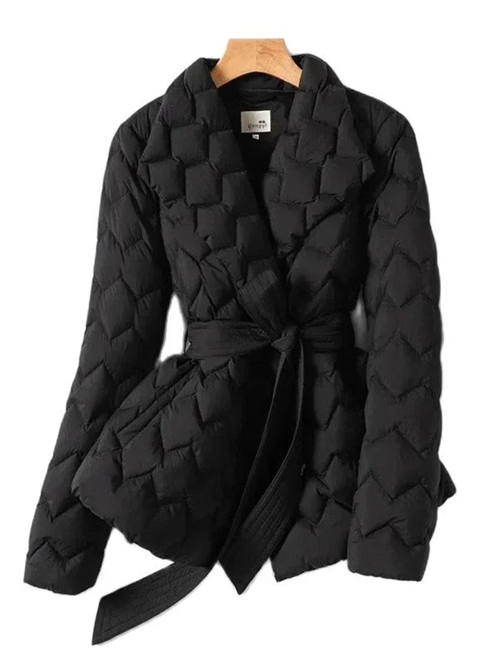 Antoinette™ - Elegant Down Jacket with Belt