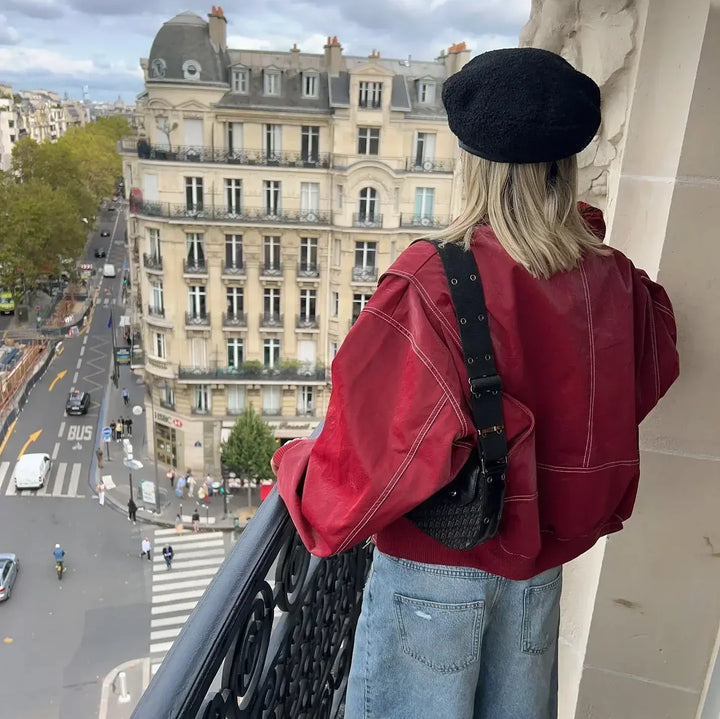 Jacket™ - Oversized Leather Bomber