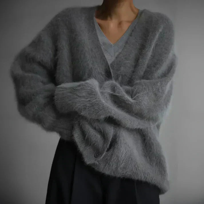 Ilona™ - Oversized Knit Sweater with Cashmere Look