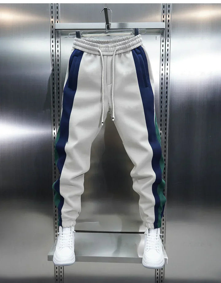 Laurent™ | Tension Pants with Contrasting Stripes
