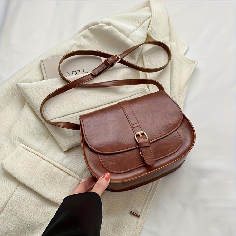 Evelyn Saddle Style Shoulder Bag