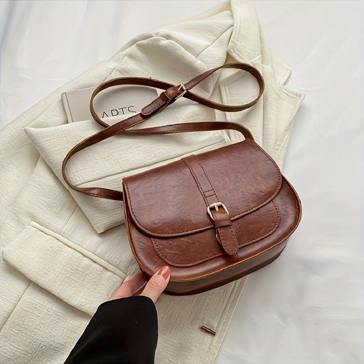 Evelyn Saddle Style Shoulder Bag
