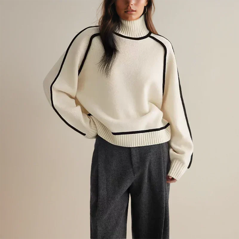 Amandine™ - Chic Turtleneck Sweater