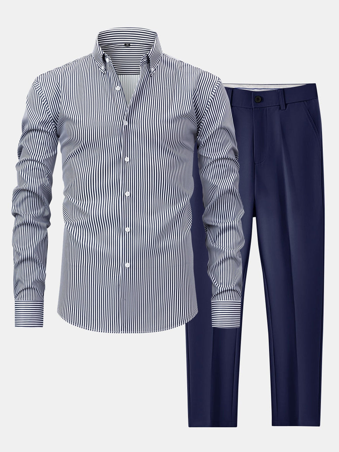 Tailored Dress Shirt & Pants Set