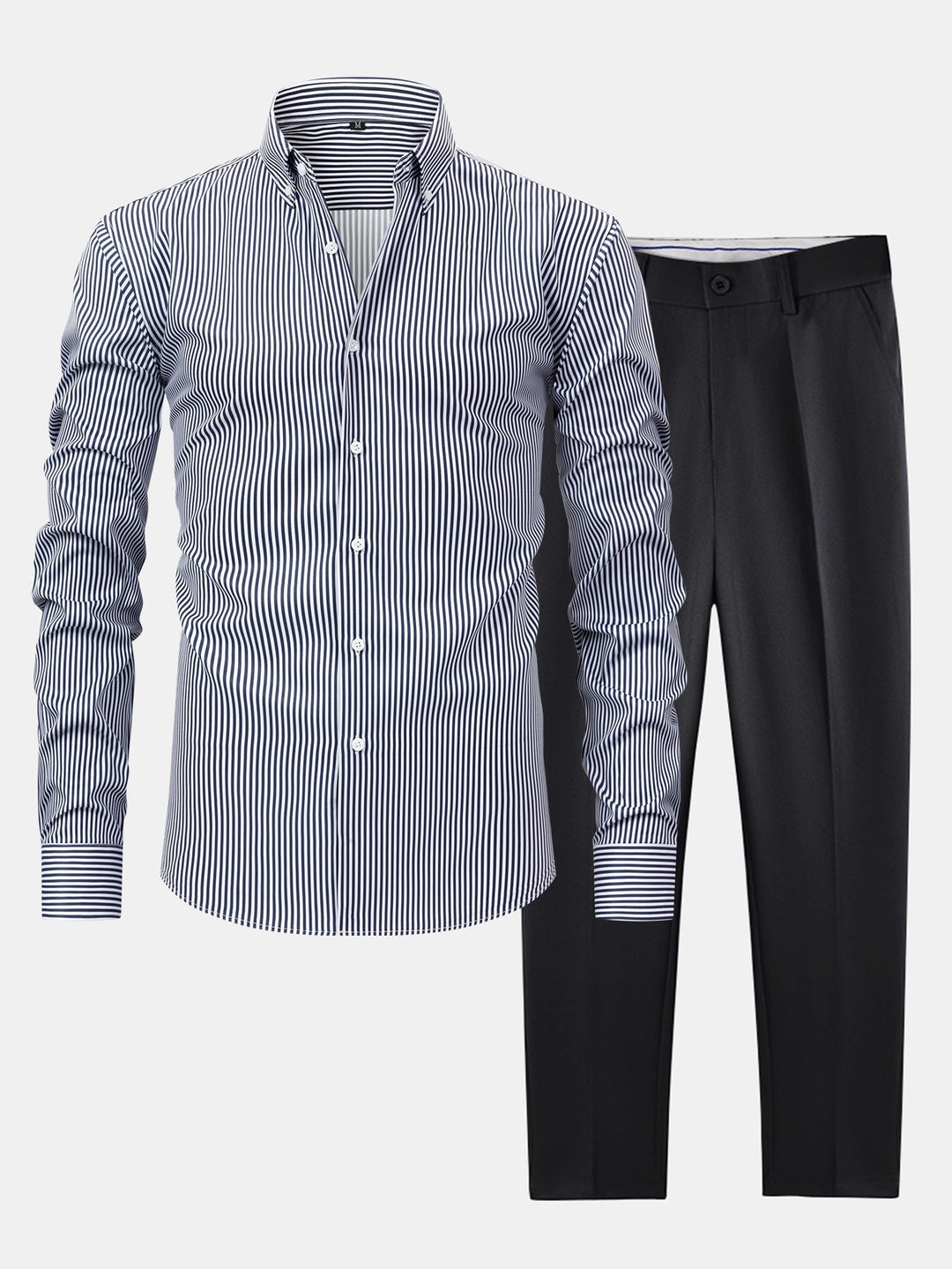 Tailored Dress Shirt & Pants Set