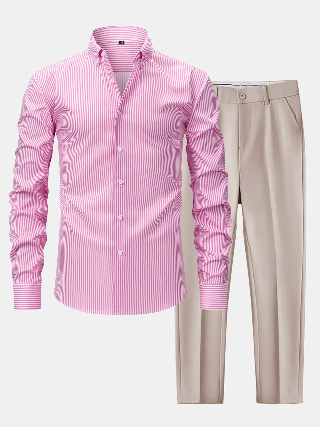 Tailored Dress Shirt & Pants Set