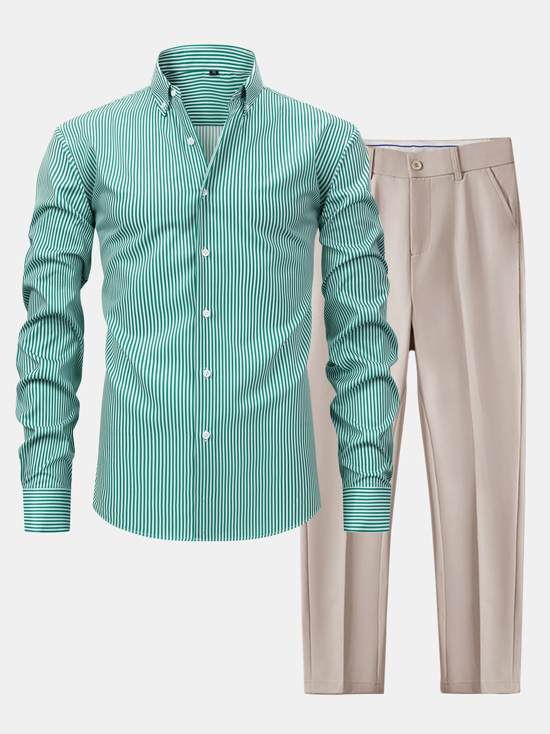 Tailored Dress Shirt & Pants Set