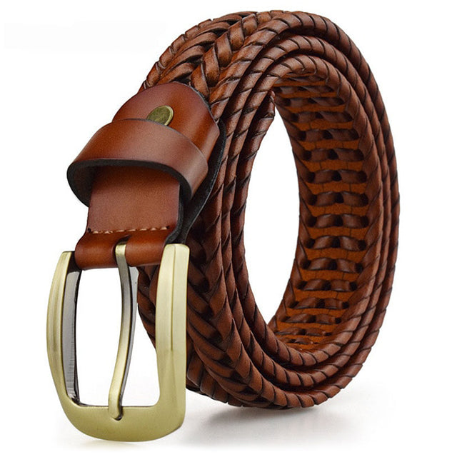 Henri™ | Elegant Woven Leather Belt