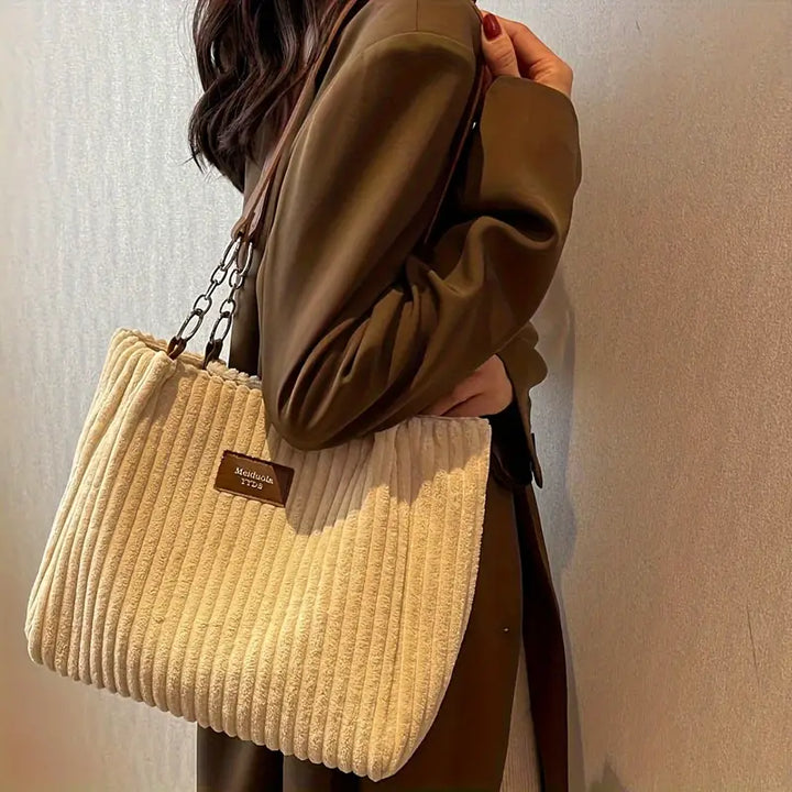 Samantha™ - Corduroy Tote Bag