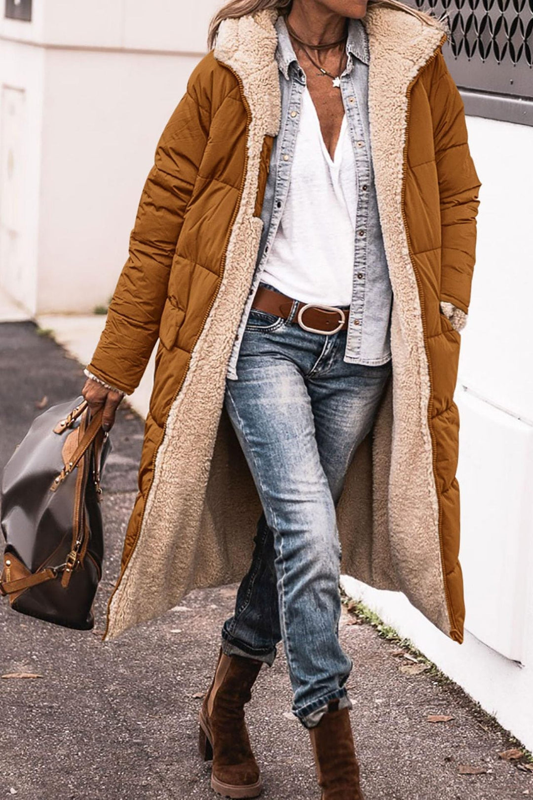 Apolline™ - Double Fur Coat