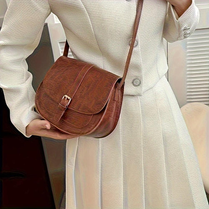 Evelyn Saddle Style Shoulder Bag