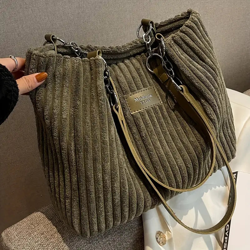 Samantha™ - Corduroy Tote Bag