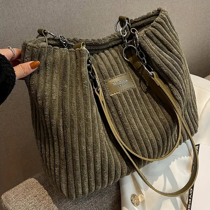 Samantha™ - Corduroy Tote Bag