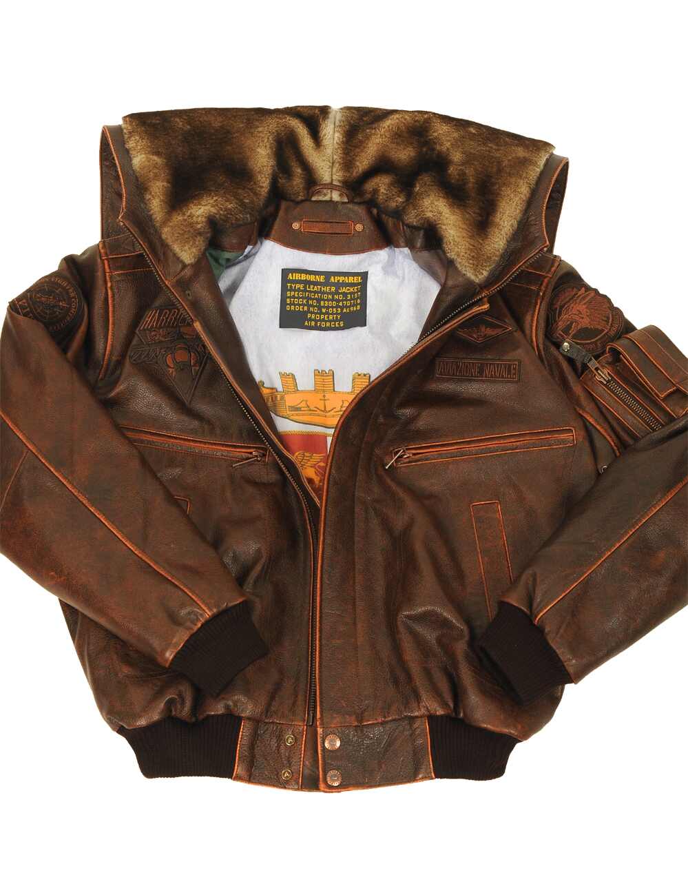 Harrier™ | Aviator Leather Jacket Inspired by the Italian Naval Aviation