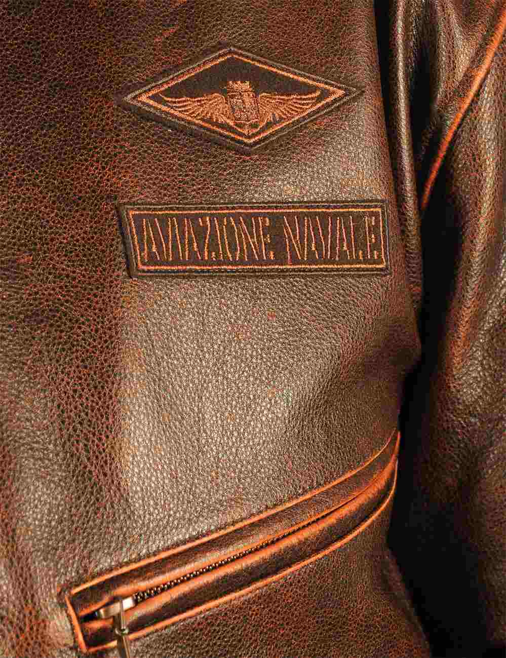 Harrier™ | Aviator Leather Jacket Inspired by the Italian Naval Aviation
