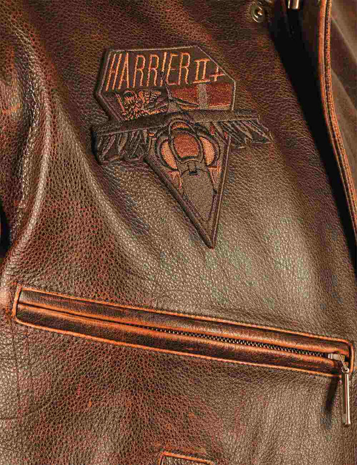 Harrier™ | Aviator Leather Jacket Inspired by the Italian Naval Aviation