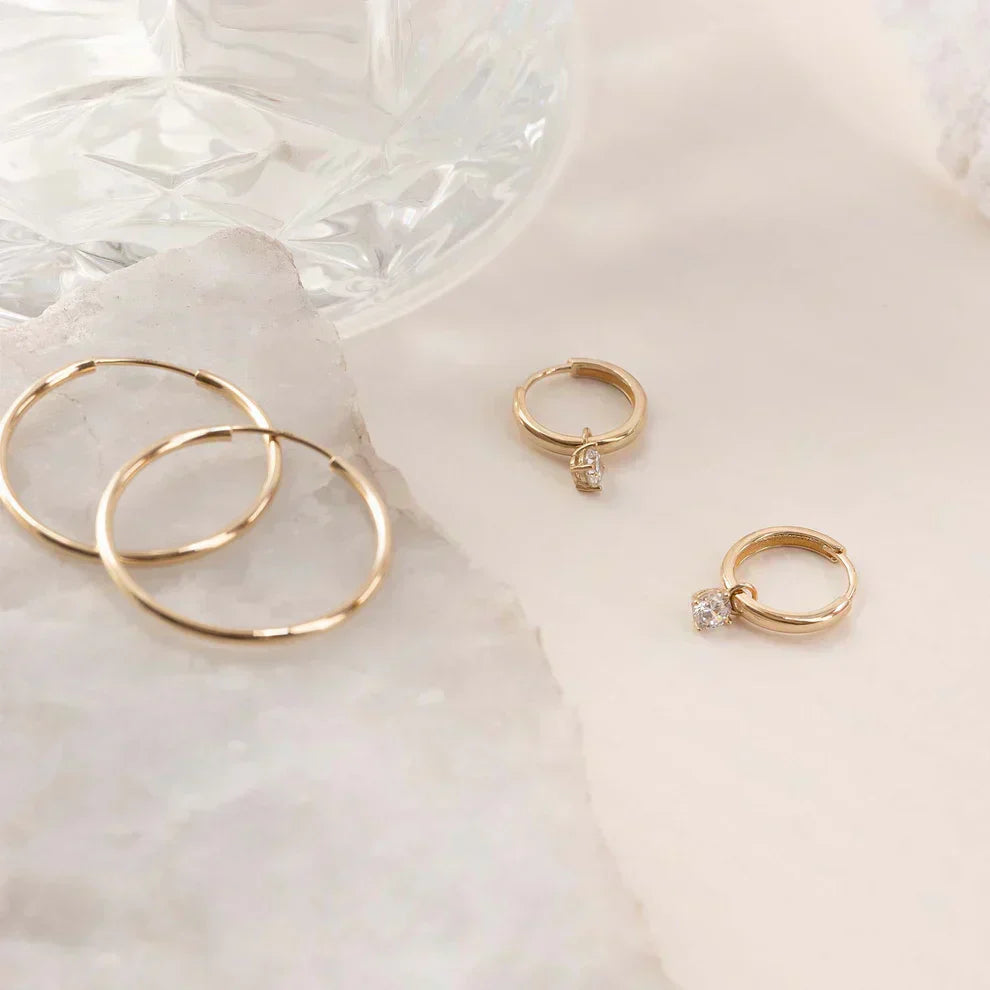 Tear Earrings of Moonstone