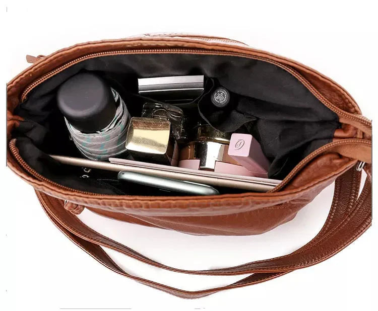 Sandrine™ - Leather Shoulder Bag